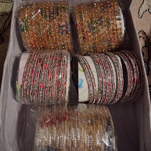 Glass Bangles Wholesale – 5 Dozen | Size 2.8 | Fast Selling Colors | New